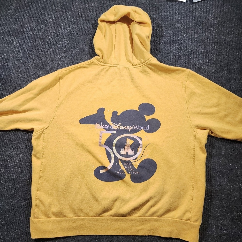 Walt Disney World 50th Anniversary Mickey Mouse Pullover Hoodie XL Unisex - Picture 8 of 9